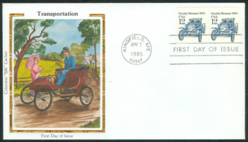 12centstanleysteamcar First Day Cover